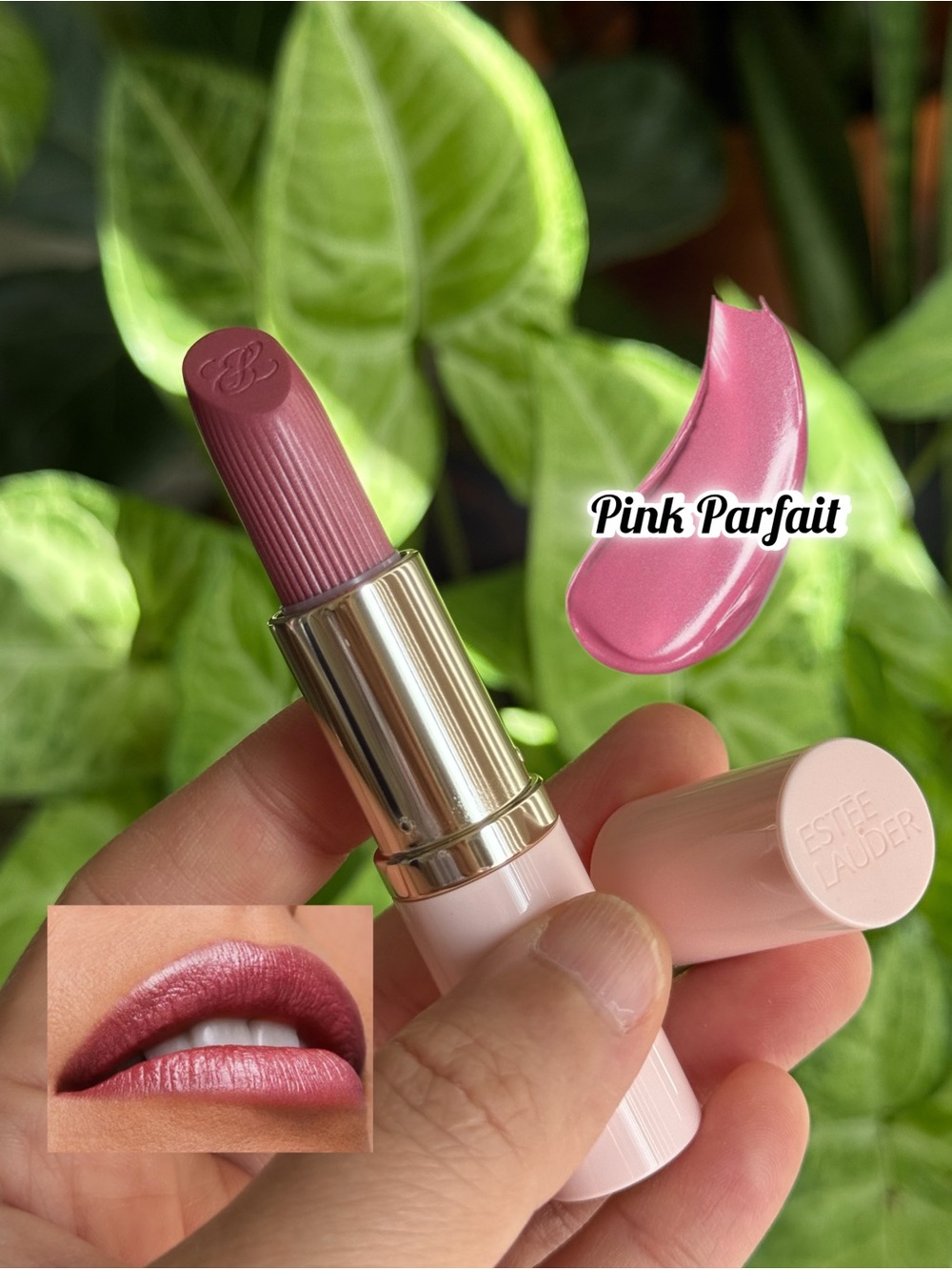 Estée Lauder Pure Color Long-Lasting Hi-Lustre Lipstick – Pink Parfait | New